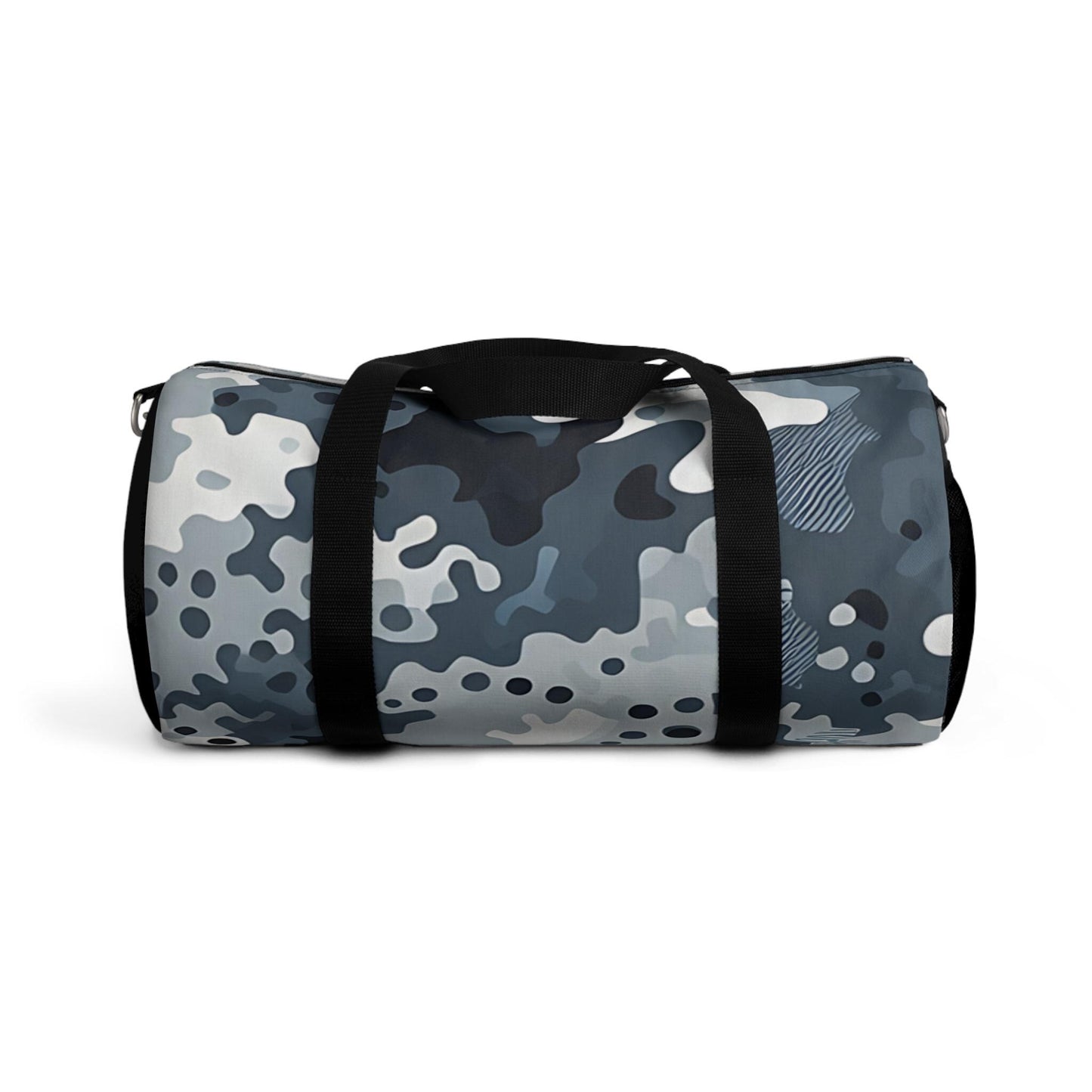 Blue Camo Duffel Bag, Weekend Travel Tote, Weekender Bag for Men, Overnight Gym Bag, Travel Duffle, Camouflage Luggage