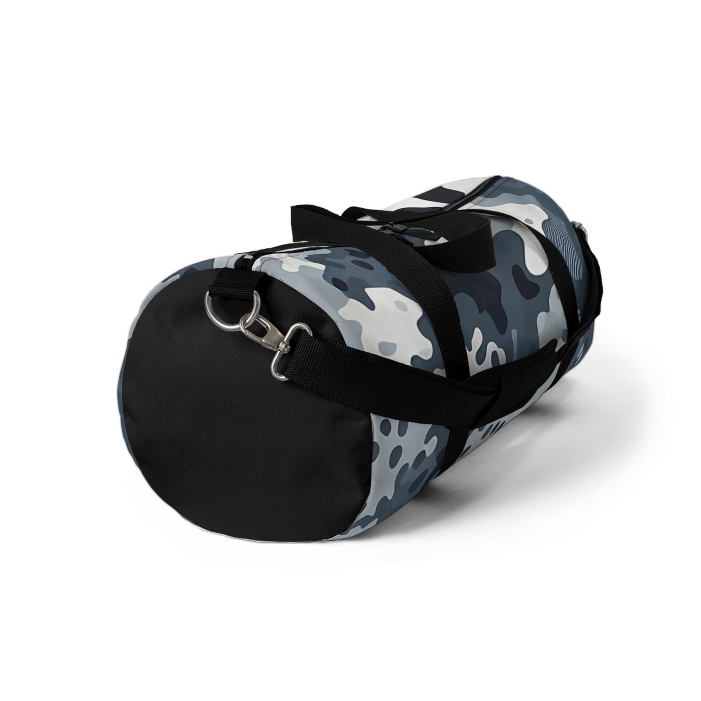 Blue Camo Duffel Bag, Weekend Travel Tote, Weekender Bag for Men, Overnight Gym Bag, Travel Duffle, Camouflage Luggage